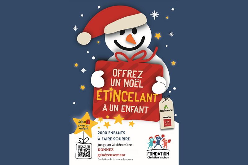 La Fondation Christian Vachon lance sa 16e campagne annuelle